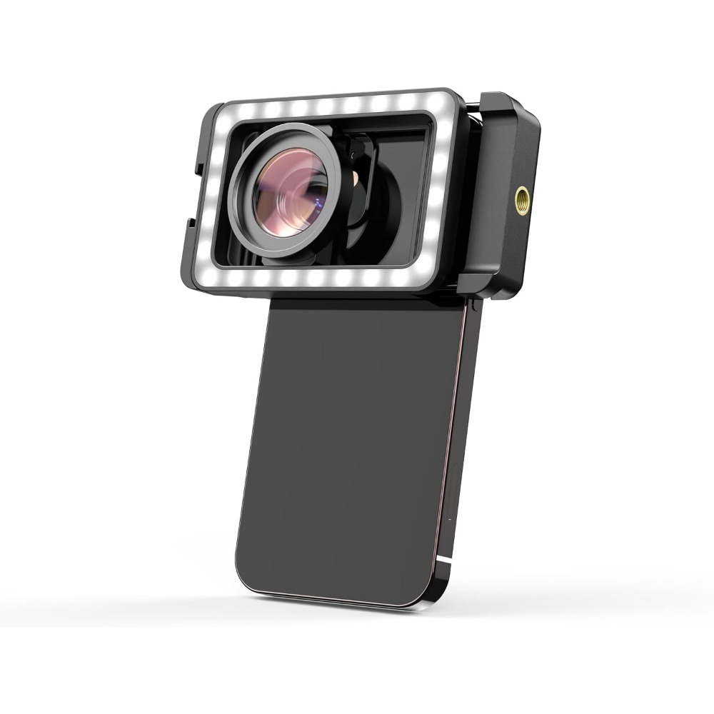 Photography Lighting Conditions - 15倍マクロレンズ LEDフィルライト付き、スマートフォン用ユニバーサルクリップ | マクロ撮影や低照度環境に最適