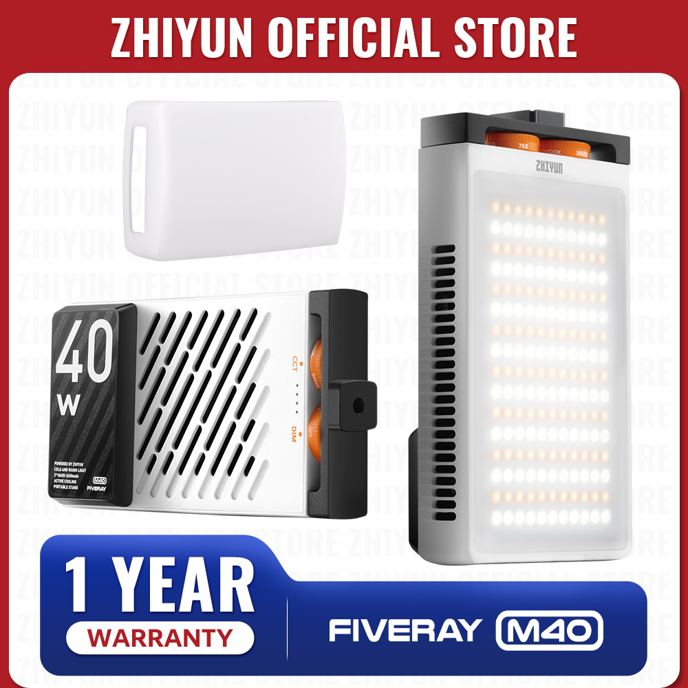 Photography Lighting For Outdoors - Zhiyun-写真,FIVERAY M40 40W,ビデオ,写真撮影用の公式LEDライト