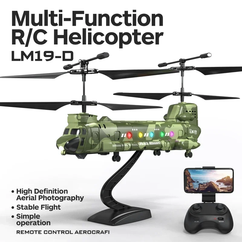 Photography Lighting Beginners - カメラ付き RC ヘリコプターリモコン飛行機航空写真飛行機ライト付き電動モデルおもちゃ子供ギフト LM19-D