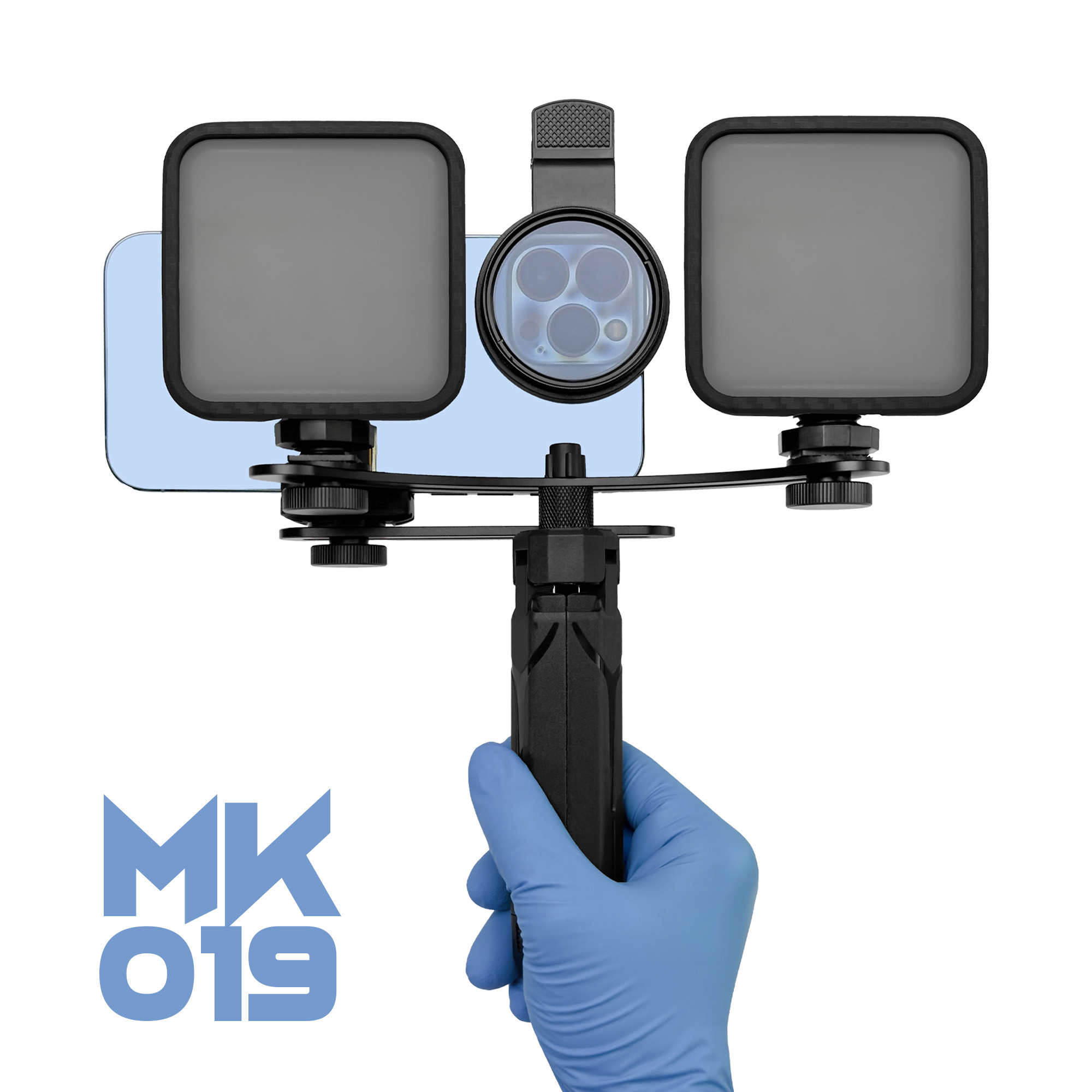 Photography Lightning - HERA 写真撮影ライト MK019 写真やビデオ用のフィルランプ 懐中電灯比色ツール MK-019