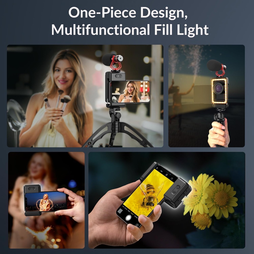 15倍マクロレンズ LEDフィルライト付き、スマートフォン用 - Photography Lighting Conditions のレビューと価格