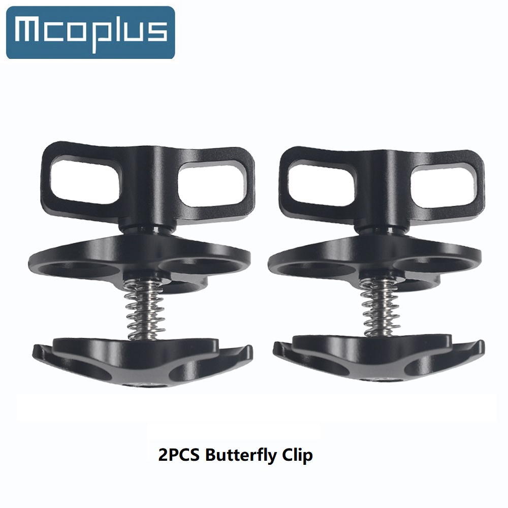 Mcoplus バタフライクリップ ダイビング必須アクセサリ - Photography Lighting Essentials のレビューと価格