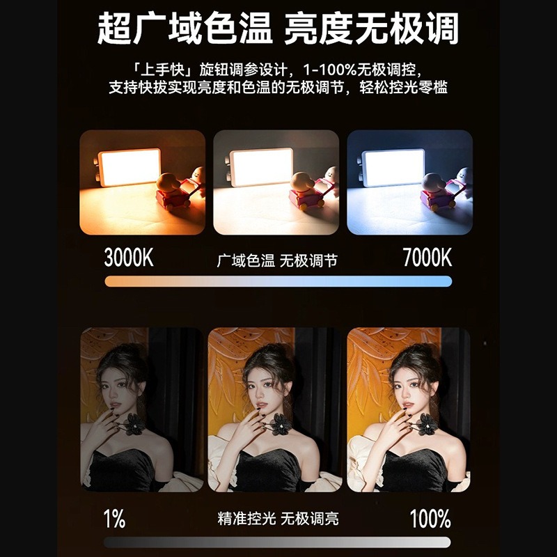 40WRGBフルカラーフィルライト、ライブビューティーフィル - Photography Lighting For Outdoors のレビューと価格