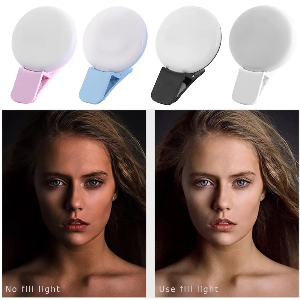 携帯電話 LED Selfie リングライトポータブルミニ耐 - Photography Lighting Indoor のレビューと価格
