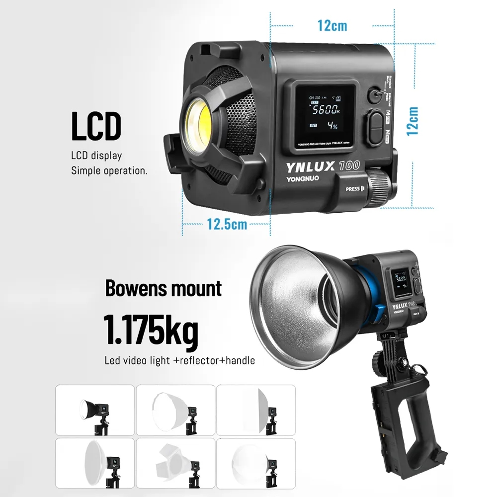 YONGNUO YNLUX100 100W 3200K-56 - Lighting In Photography のレビューと価格