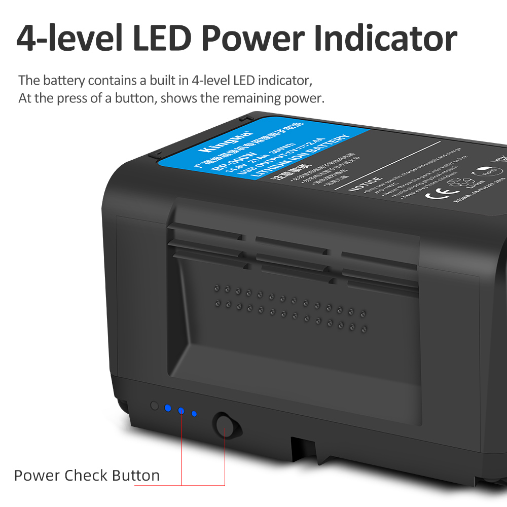 キングマ大容量21000mAh BP-300W 300Wh  - V Mount Battery のレビューと価格