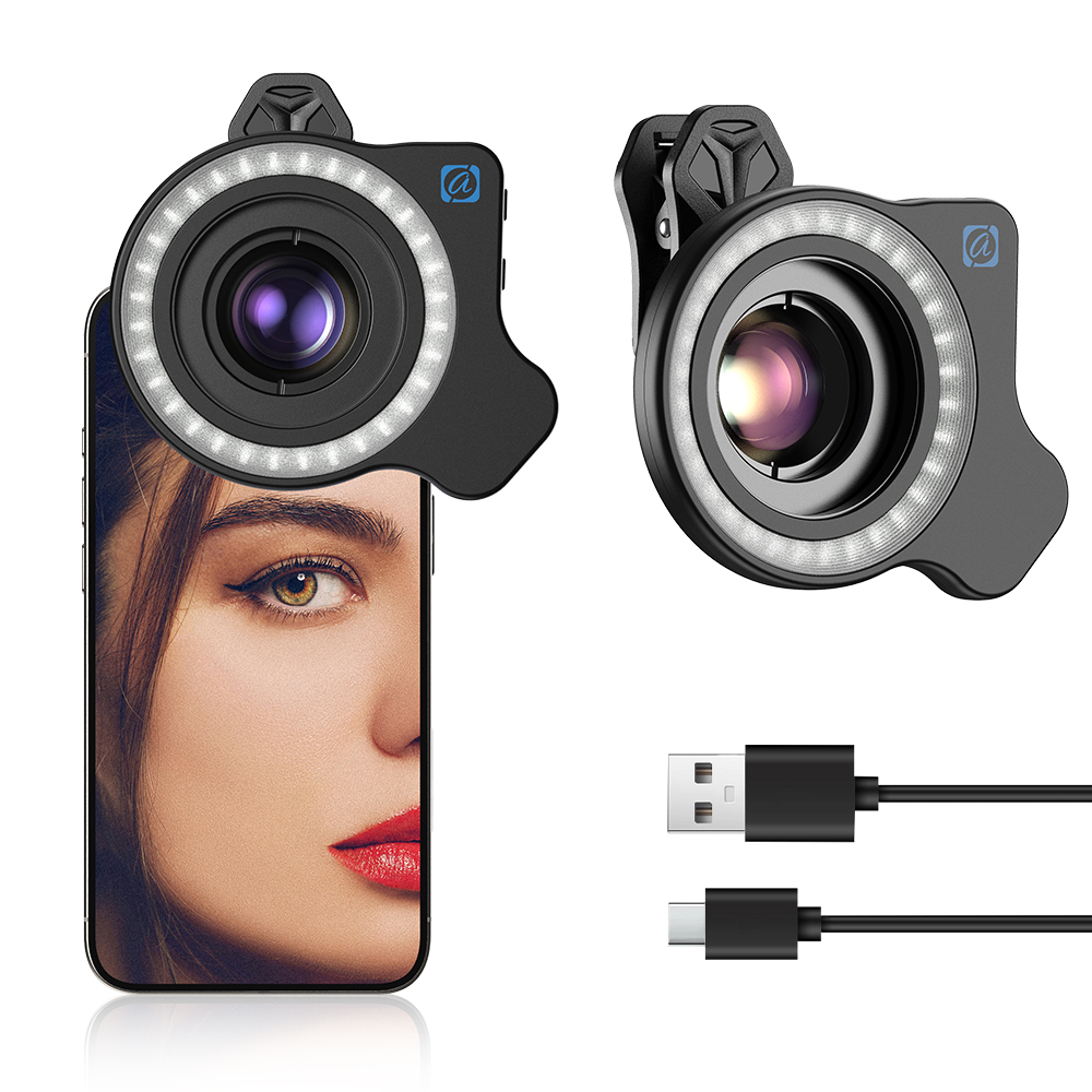 APEXEL NEW マクロレンズフィルライト、高出力+45 - Photography Lighting Indoor のレビューと価格