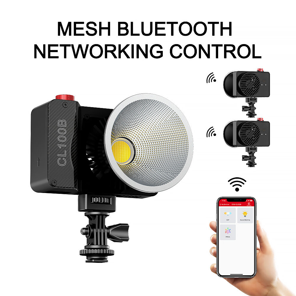 GVM CL100B ポータブル二色LEDモノライト 100 - Photography Lighting For Outdoors のレビューと価格