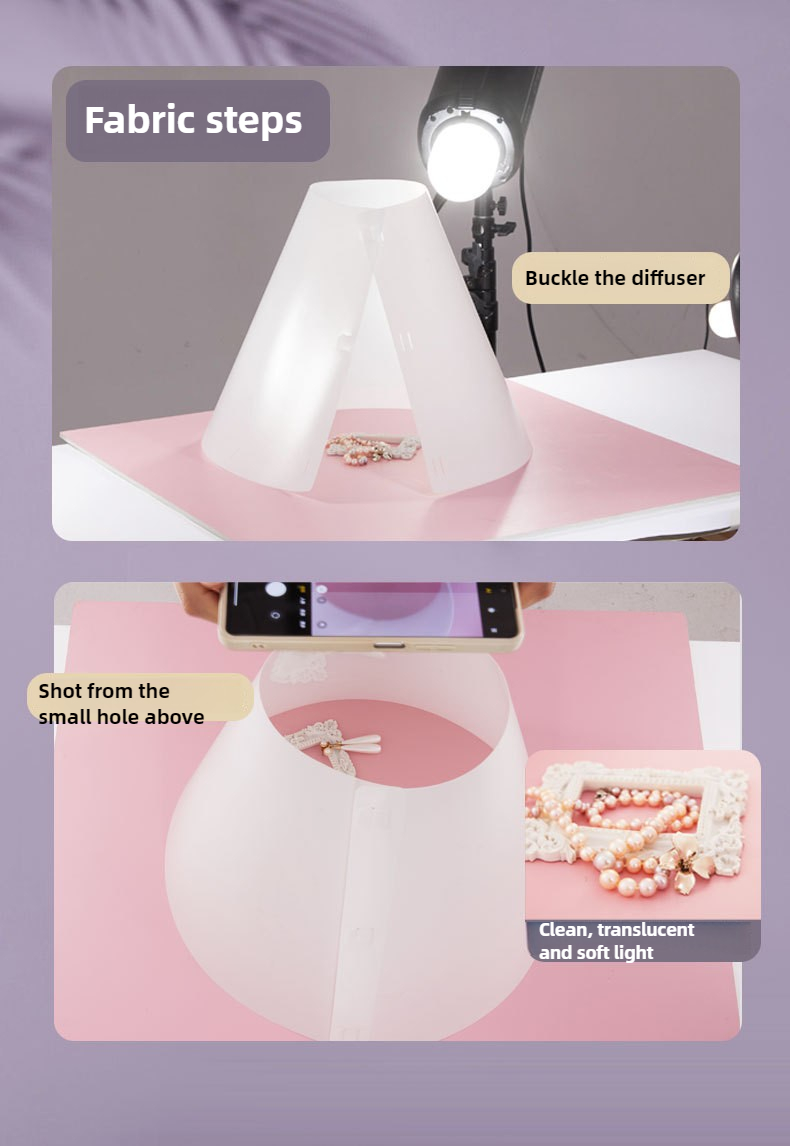 ライトコーンフォトフラッシュディフューザー、製品拡散写真撮影 - Photography Lighting Product のレビューと価格