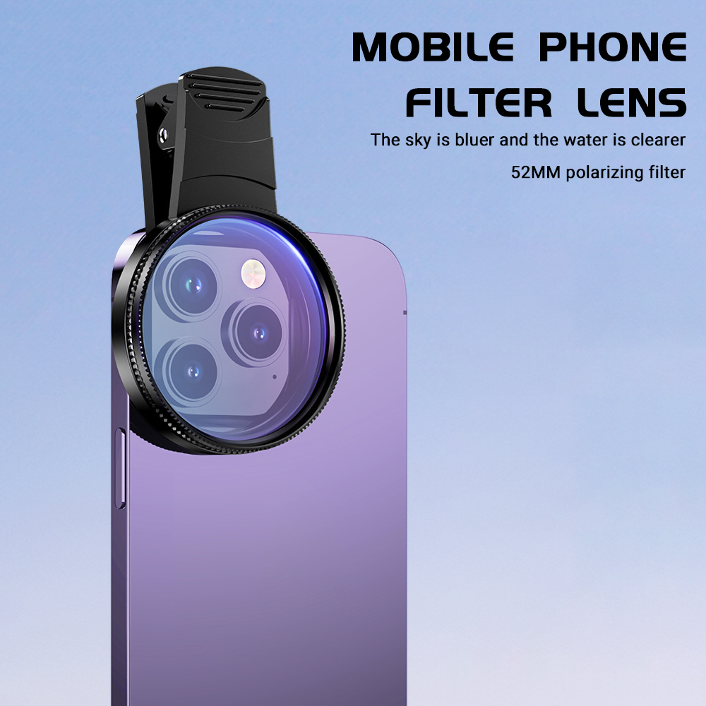 52mm クリップオンスマートフォンカメラフィルターキット  - Photography Lighting Beginners のレビューと価格