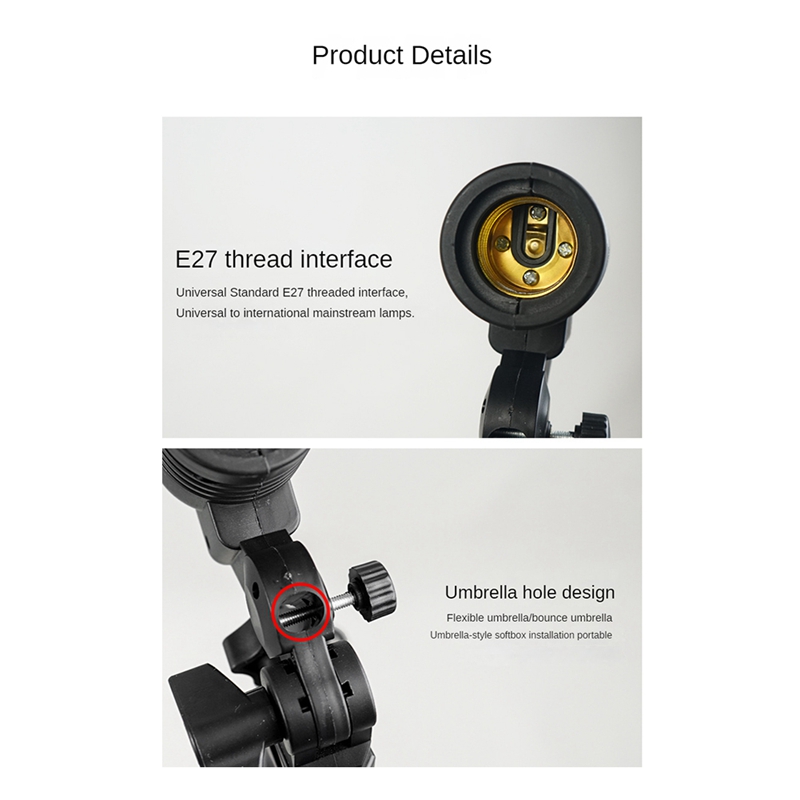 ライトランプフォトスタジオ E27 AC ソケット写真撮影  - Lighting In Photography のレビューと価格