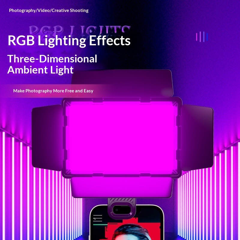 4ページディフューザーRGBフィルライト写真撮影スクエアライ - Photography Lighting For Outdoors のレビューと価格