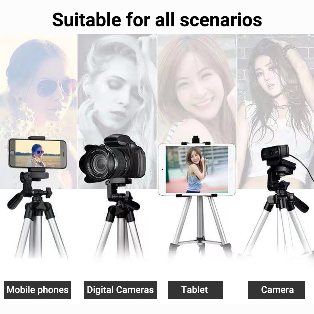 調整可能なアルミ製三脚スタンド、折りたたみ式カメラ＆スマホ三 - Photography Lighting Essentials のレビューと価格