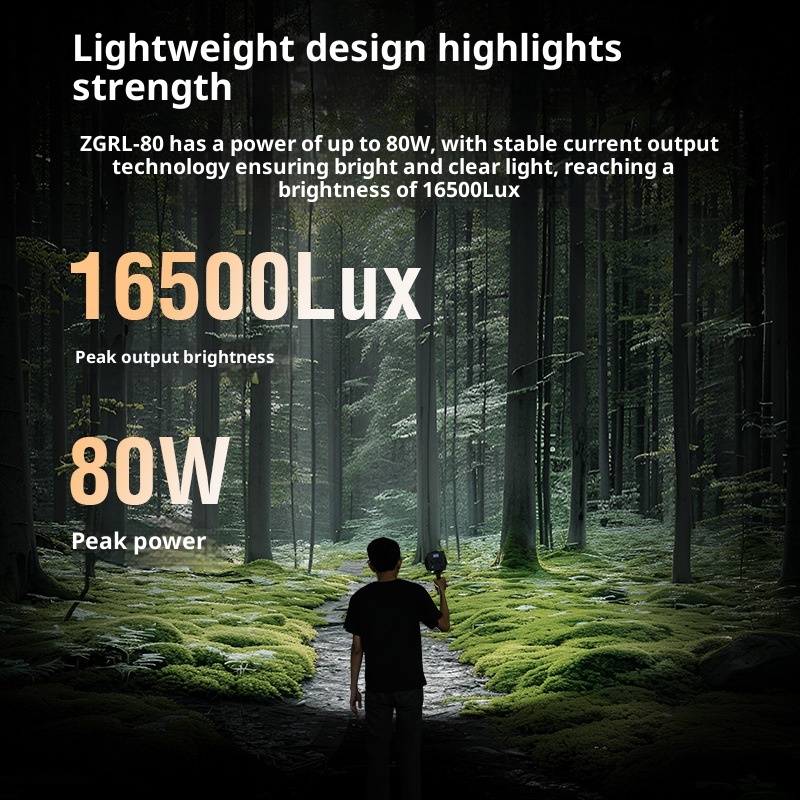 ZGRL80 80W COB LEDビデオライト ハンドヘル - Photography Lighting Product のレビューと価格
