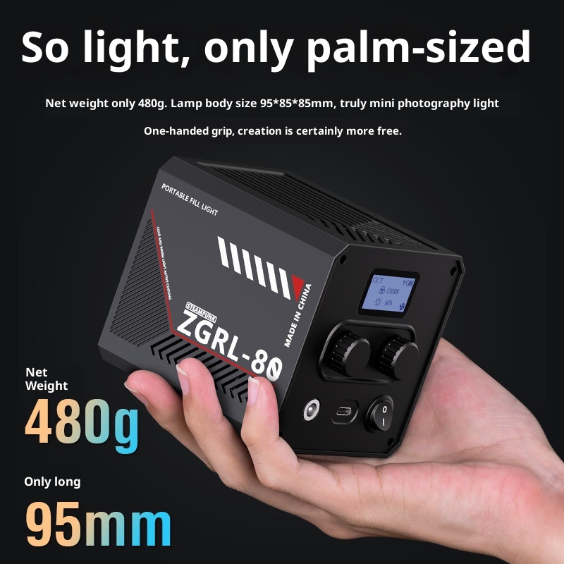 ZGRL80 80W COB LEDビデオライト ハンドヘル - Photography Lighting Product のレビューと価格