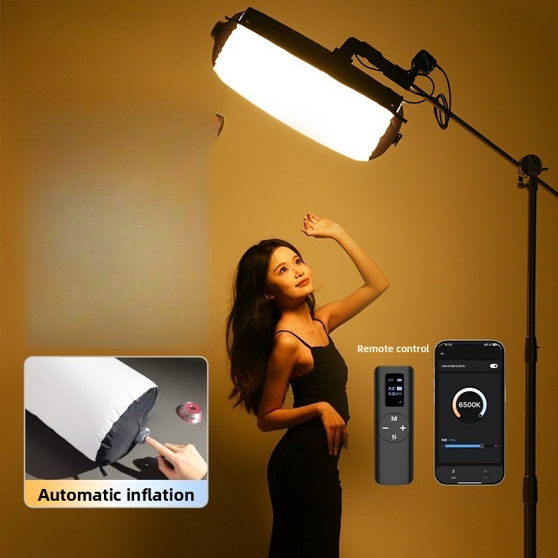 大型白色ガス柱ランプ、デュアルカラー温度、フィルライト、ライ - Photography Lighting For Outdoors のレビューと価格