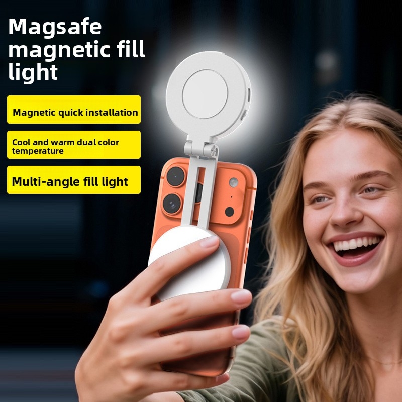 MagSafe対応スマホ用LEDリングライト、ポータブルバイ - Photography Lighting Indoor のレビューと価格