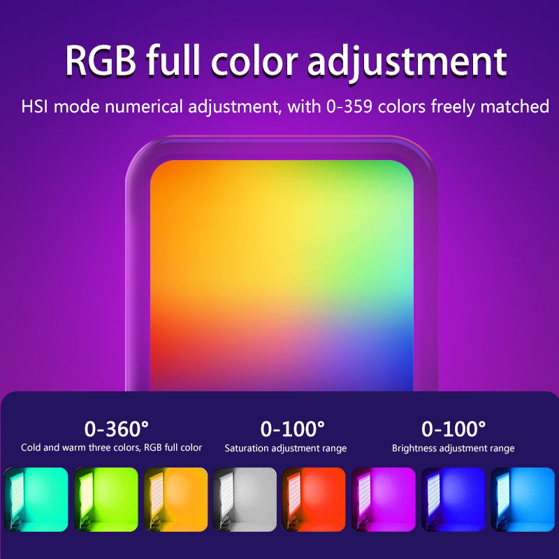 RGBフィルライト ポータブルLED撮影ライト ビデオミニフ - Photography Lighting Product のレビューと価格