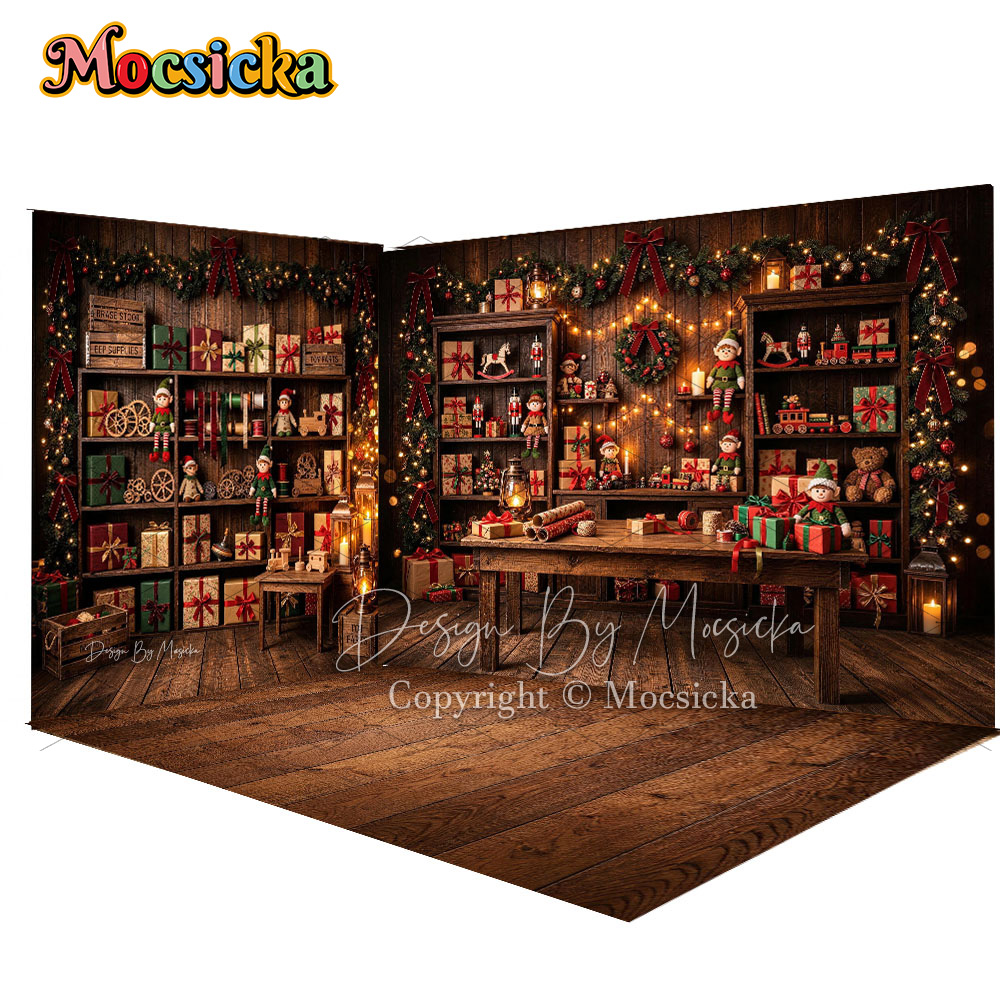 Mocsicka クリスマスエルフワークショップ背景幕写真撮 - Photography Lighting Workshops のレビューと価格