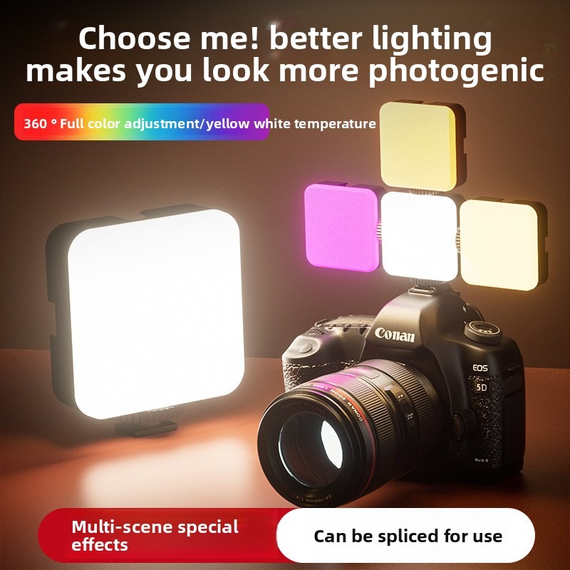 RGBポケットライト屋外撮影用フィルライトライブストリーミン - Photography Lighting Indoor のレビューと価格