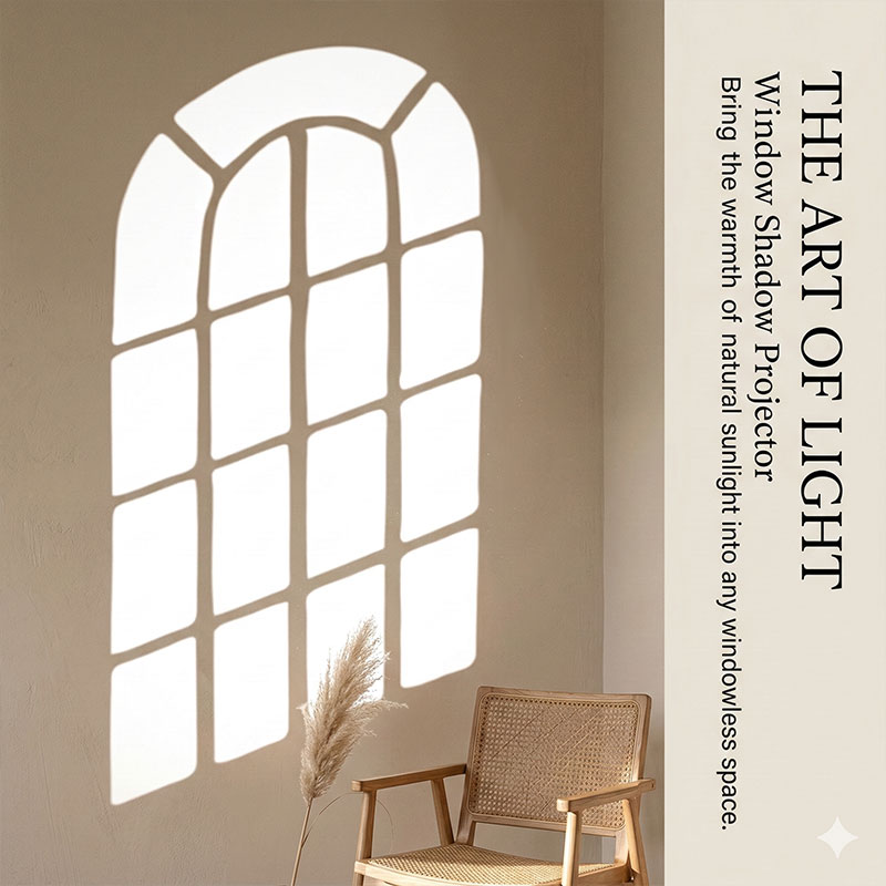 15W仮想窓投影ランプLED撮影ライト影背景寝室雰囲気ライト - Photography Lighting And Background のレビューと価格