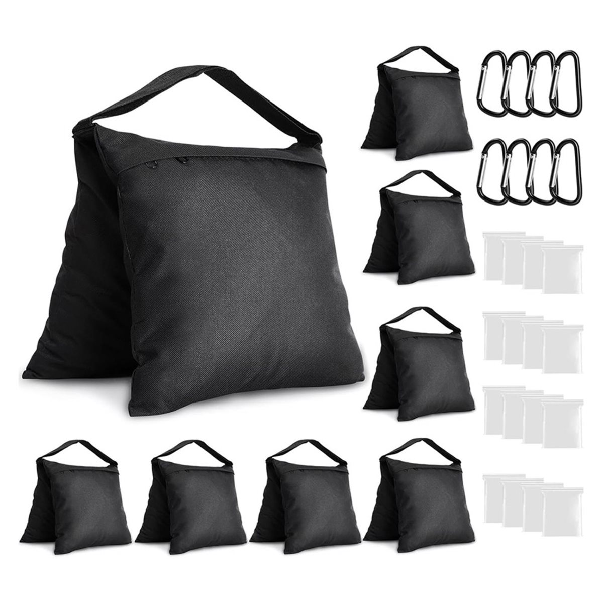 8パックのサンドバッグウェイトバッグ、ライトスタンド写真撮影 - Photography Lighting Weight Bags のレビューと価格