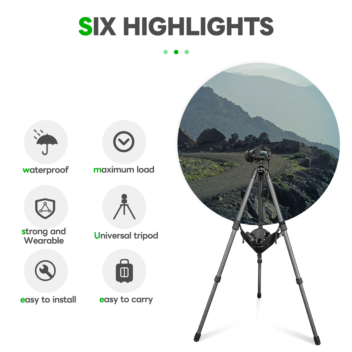 Fanaue-三脚ストーンバッグ,サンドバッグ,ナイロン,三 - Photography Lighting Weight Bags のレビューと価格