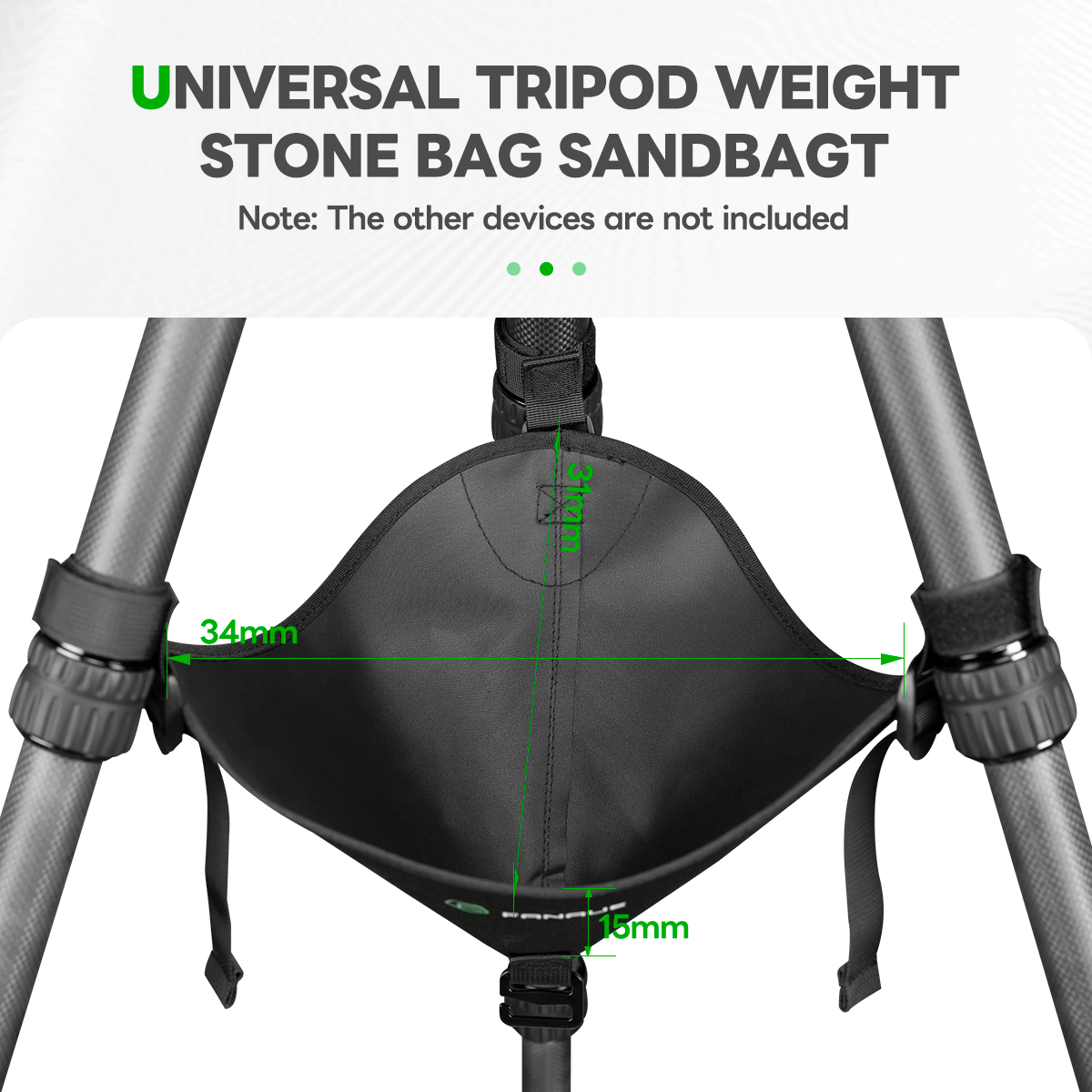 Fanaue-三脚ストーンバッグ,サンドバッグ,ナイロン,三 - Photography Lighting Weight Bags のレビューと価格