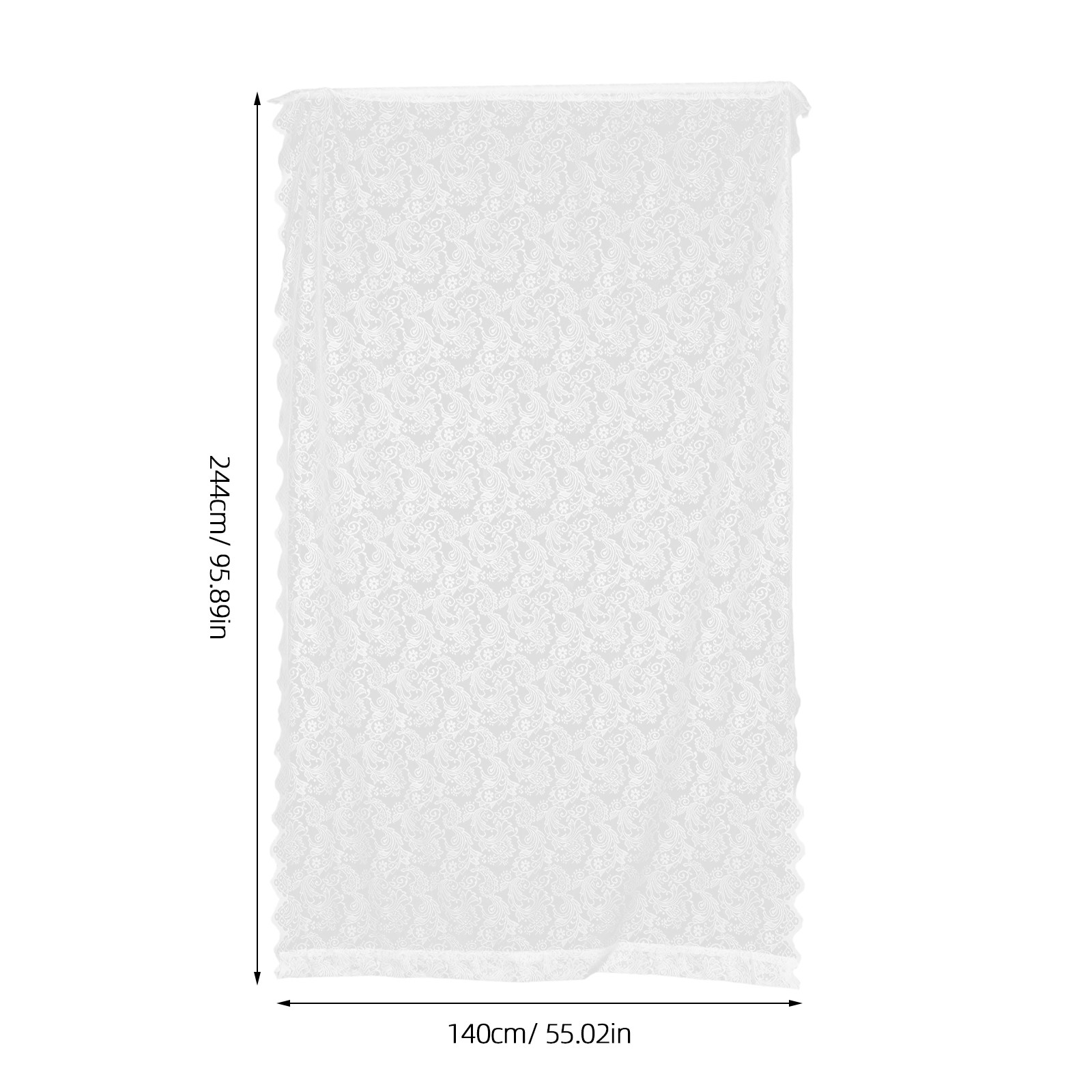 ヴィンテージレースカーテン シアー刺繍入り 光を遮る窓/ドア - Lighting In Photography のレビューと価格