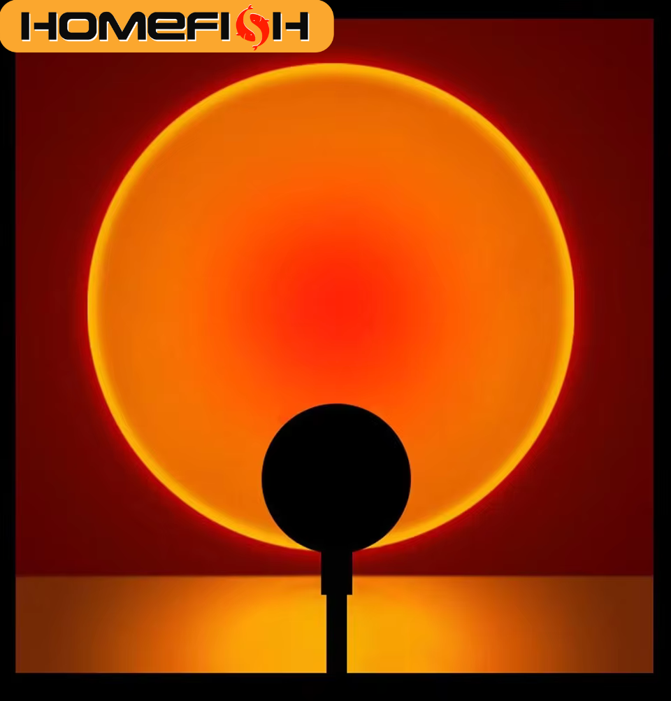 HOMEFISH LED サンセットプロジェクションランプ  - Photography Lightning のレビューと価格