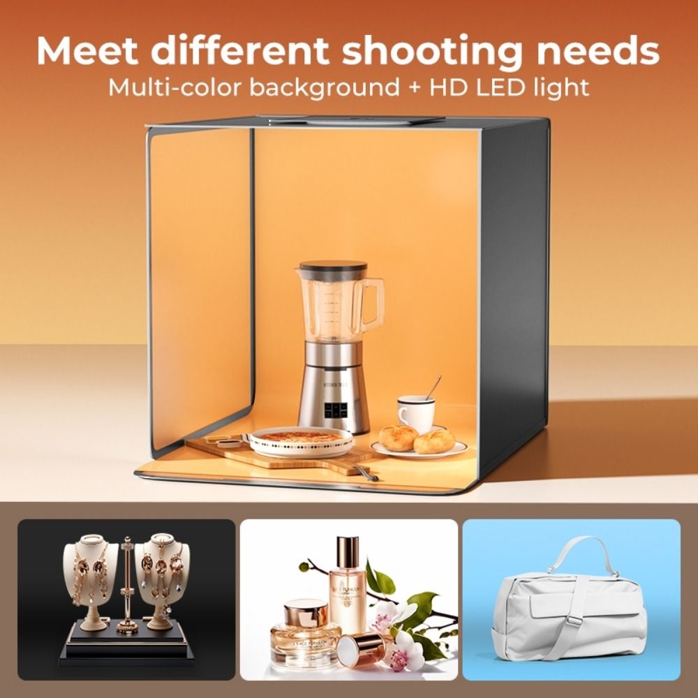 45/65cmスタジオLEDライトボックス折りたたみ式リング - Photography Lighting And Background のレビューと価格