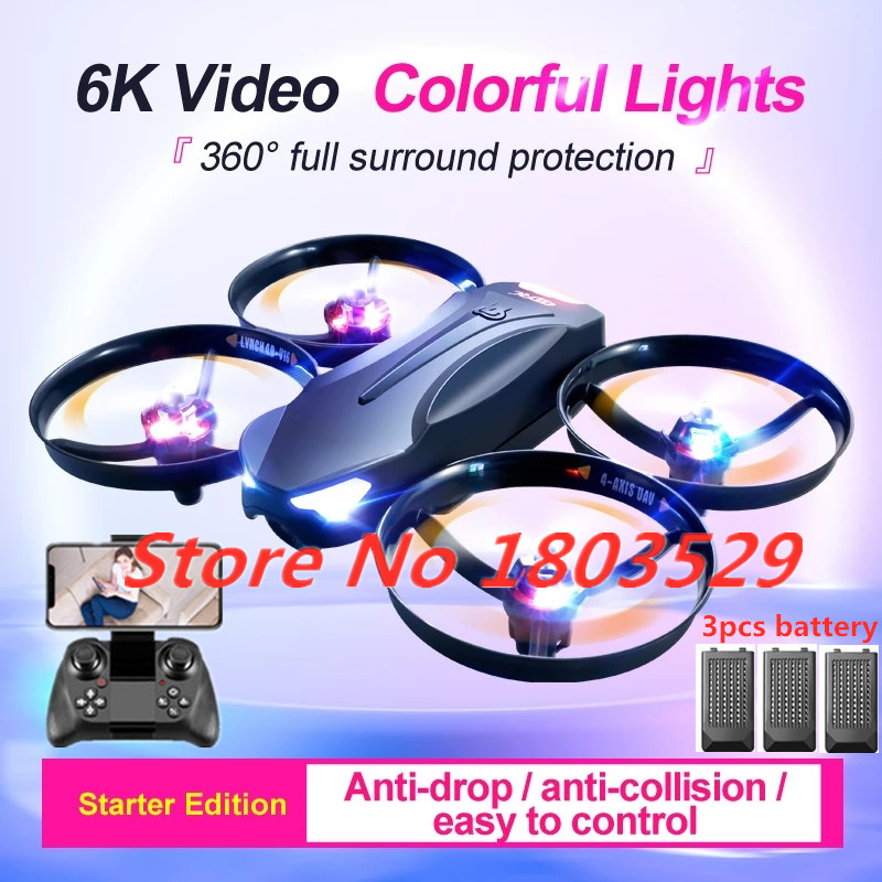新型折りたたみ式ドローン空撮機、6Kデュアルカメラ搭載、大人 - Photography Lighting Beginners のレビューと価格